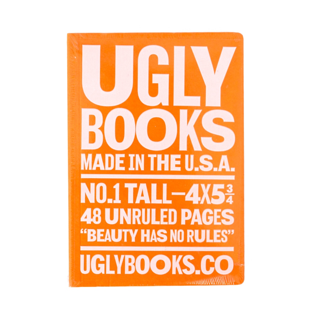 Memo & Notebooks, Art & School, 4"x5.75", Uglybooks, #1, Perfect Bound, Book, 3 Pack, Honey Bell, 963738
